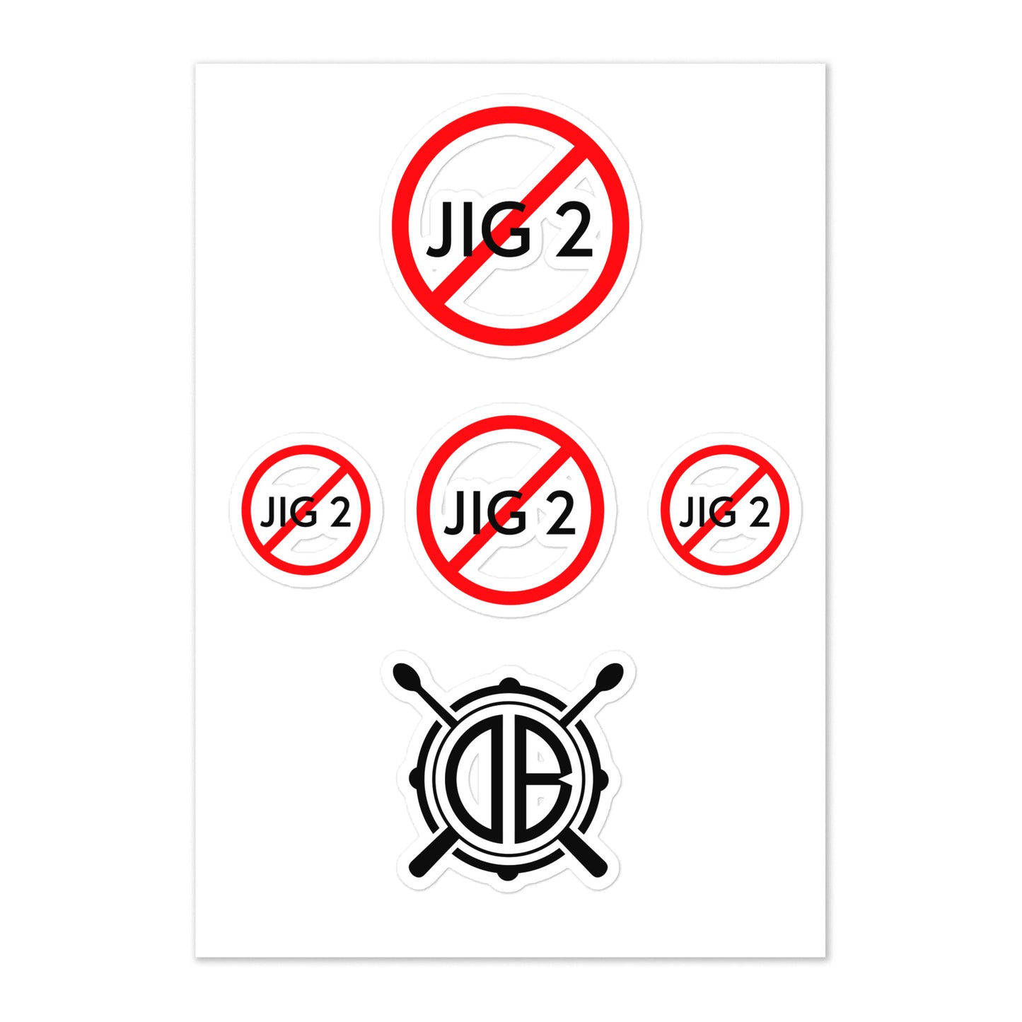 Cancel Jig 2 Sticker Pack
